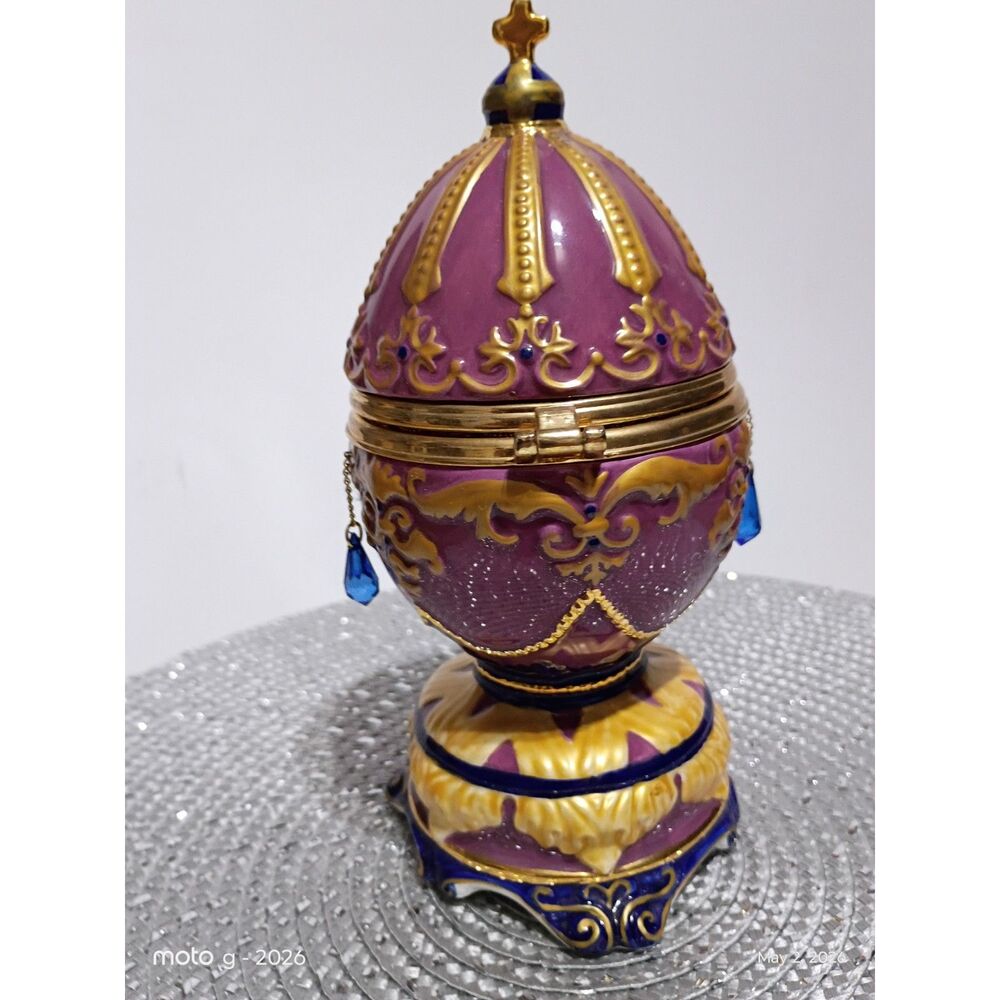 Royal Limited Musical Egg Decorative Porcelain~Vintage~
